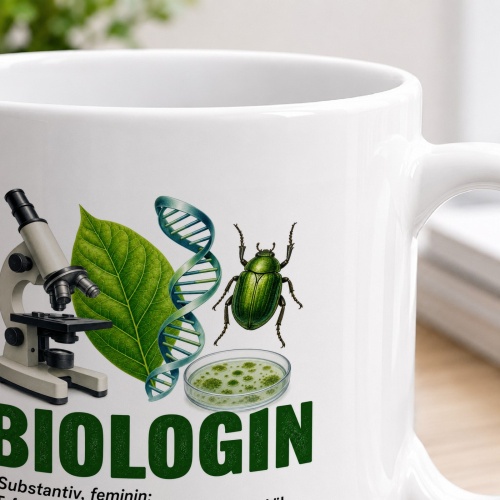 Tasse »Biologin – Erforscht das Leben«