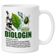 Tasse »Biologin – Erforscht das Leben«