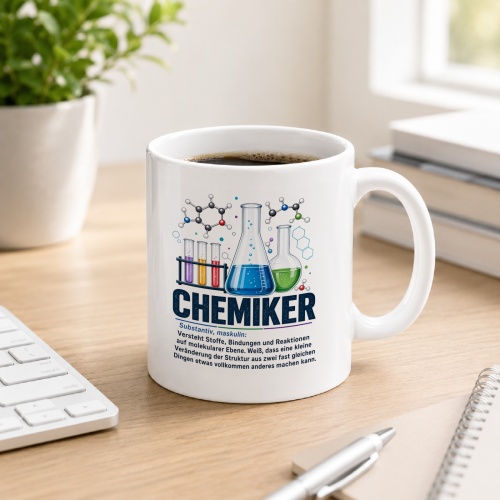 Tasse »Chemiker – Substantiv, maskulin«