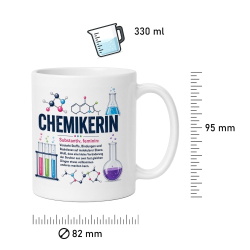 Tasse »Chemikerin«