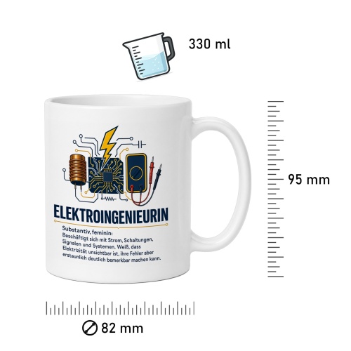 Tasse »Elektroingenieurin«