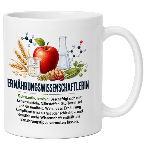 Tasse »Ernährungswissenschaftlerin«