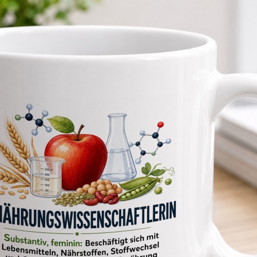 Tasse »Ernährungswissenschaftlerin«