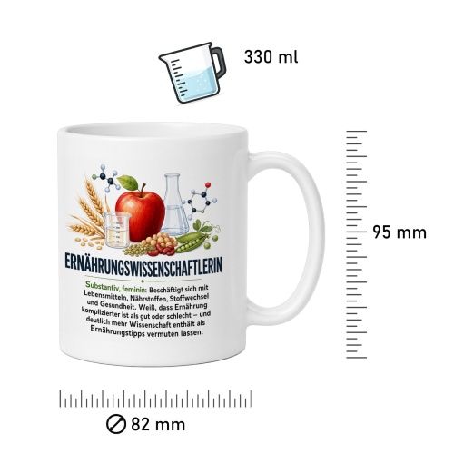 Tasse »Ernährungswissenschaftlerin«