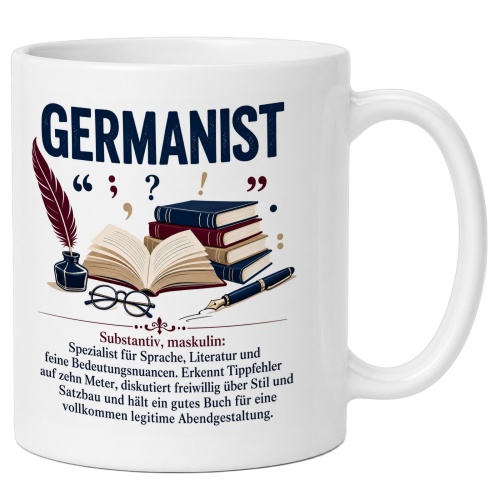 Tasse »Germanist – Spezialist für...