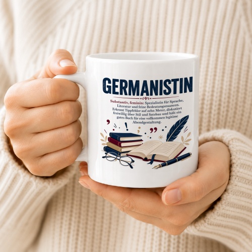 Tasse »Germanistin«