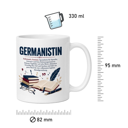Tasse »Germanistin«