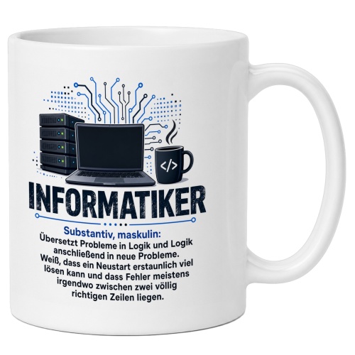 Tasse »Informatiker – Substantiv,...