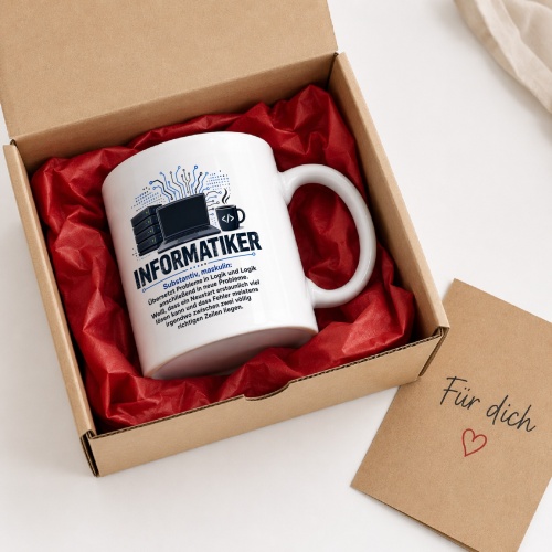 Tasse »Informatiker – Substantiv, maskulin«