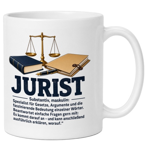 Tasse »Jurist – Spezialist für...