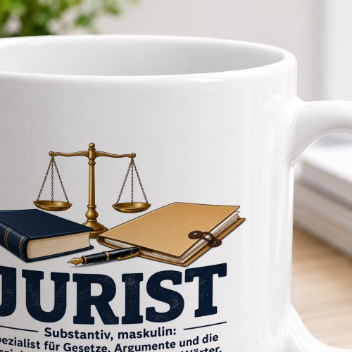 Tasse »Jurist – Spezialist für Gesetze«