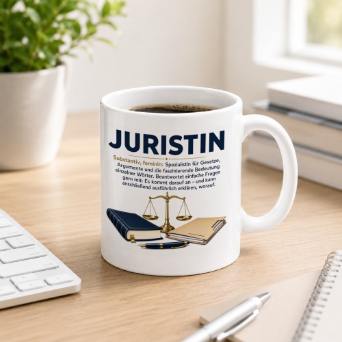 Tasse »Juristin«