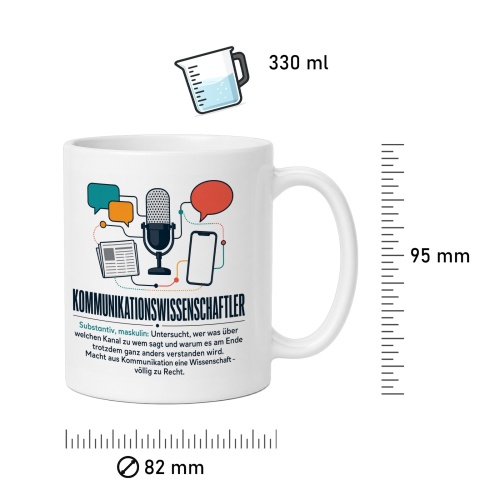 Tasse »Kommunikationswissenschaftler«