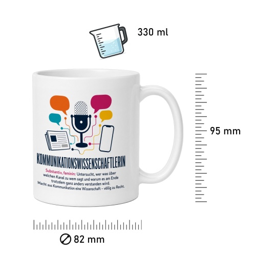 Tasse »Kommunikationswissenschaftlerin«
