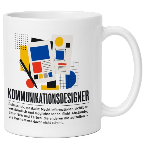 Tasse »Kommunikationsdesigner«