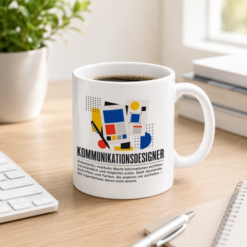 Tasse »Kommunikationsdesigner«