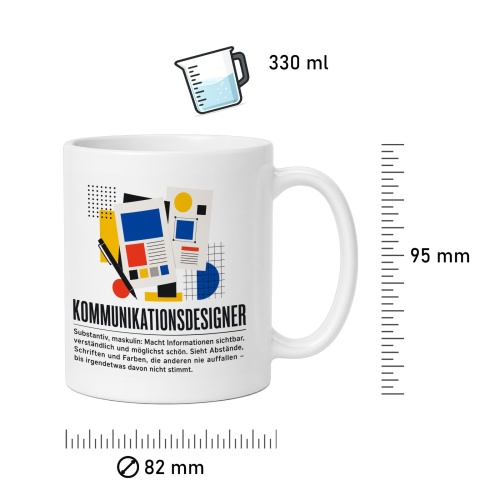 Tasse »Kommunikationsdesigner«