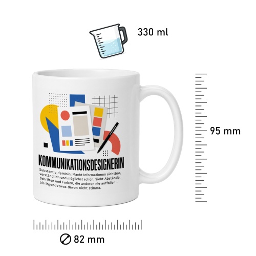 Tasse »Kommunikationsdesignerin«