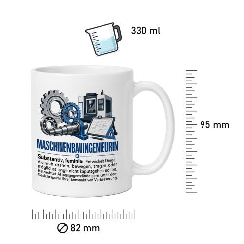 Tasse »Maschinenbauingenieurin«