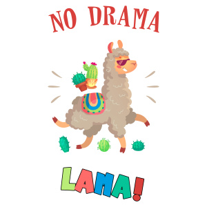 Tasse »No Drama - Lama!«