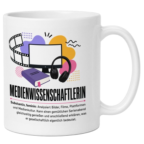 Tasse »Medienwissenschaftlerin«