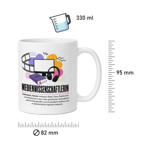 Tasse »Medienwissenschaftlerin«