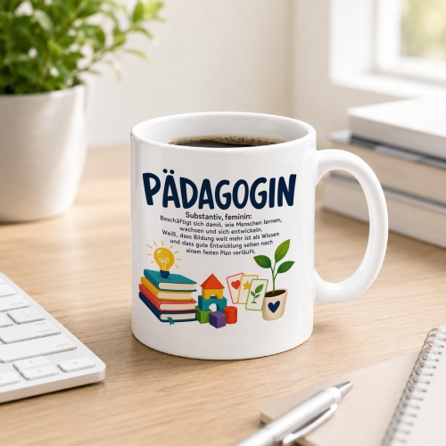 Tasse »Pädagogin – Substantiv,...