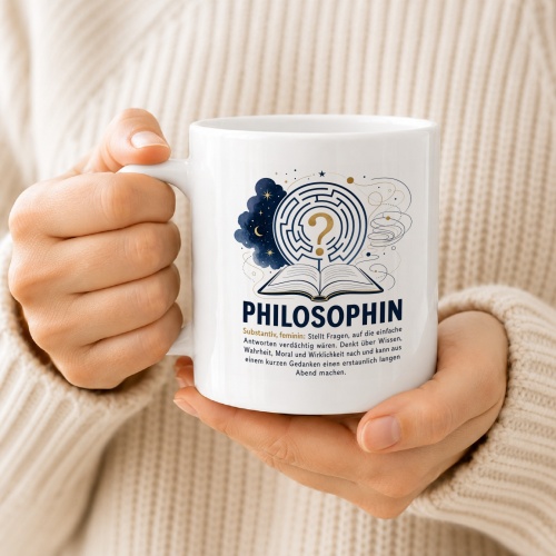 Tasse »Philosophin«
