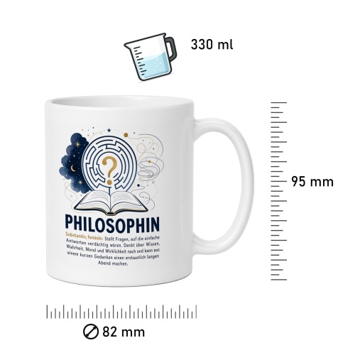 Tasse »Philosophin«