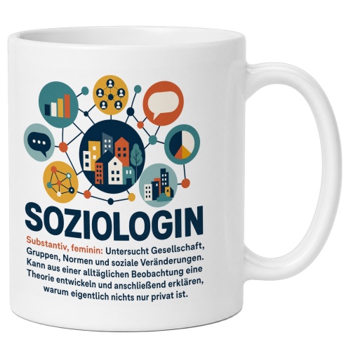 Tasse »Soziologin«