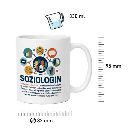 Tasse »Soziologin«