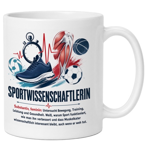 Tasse »Sportwissenschaftlerin«