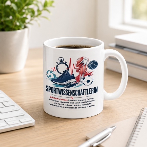 Tasse »Sportwissenschaftlerin«