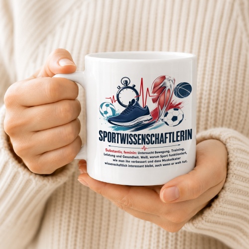Tasse »Sportwissenschaftlerin«