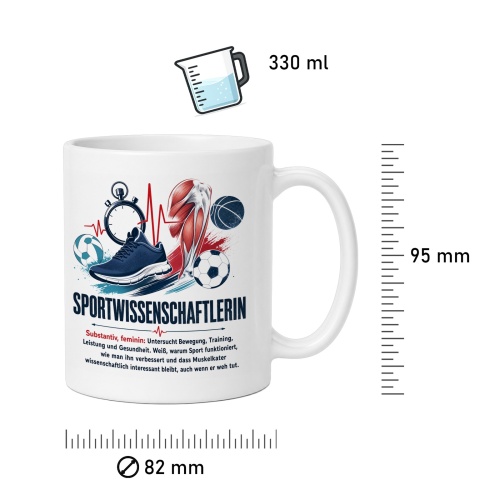 Tasse »Sportwissenschaftlerin«