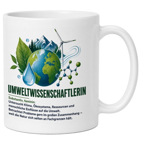 Tasse »Umweltwissenschaftlerin«