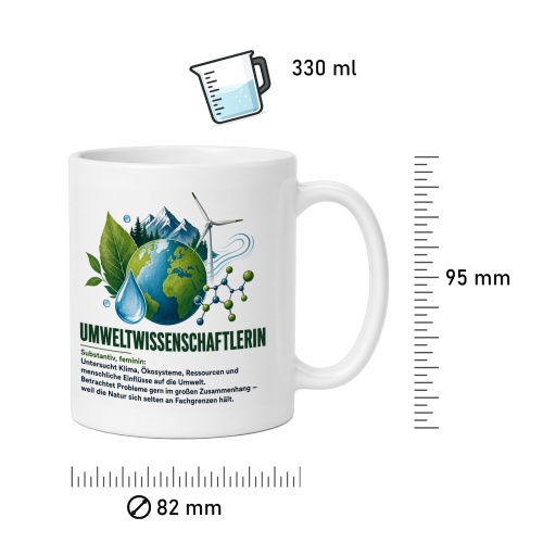 Tasse »Umweltwissenschaftlerin«