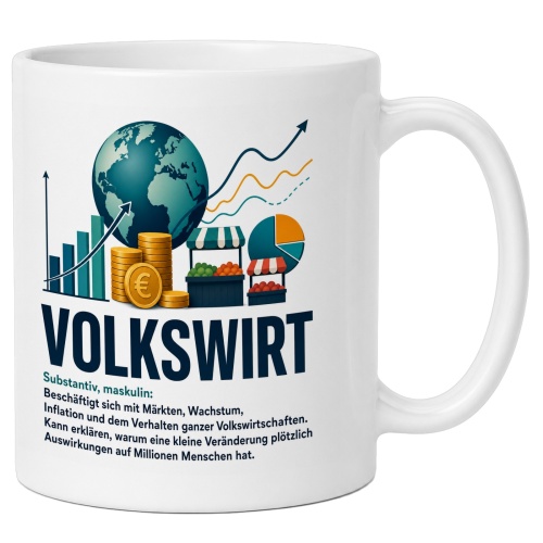 Tasse »Volkswirt«
