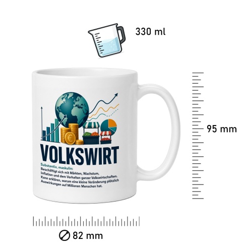 Tasse »Volkswirt«