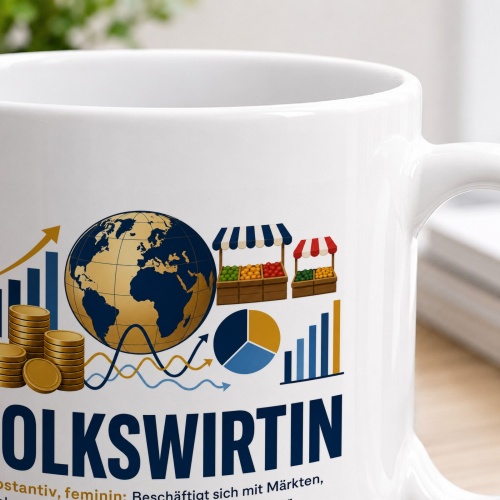 Tasse »Volkswirtin«