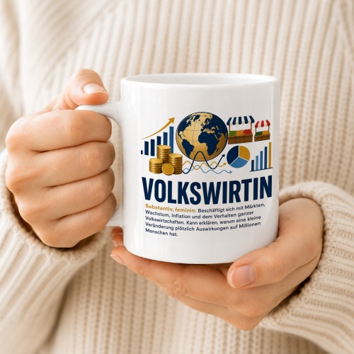 Tasse »Volkswirtin«