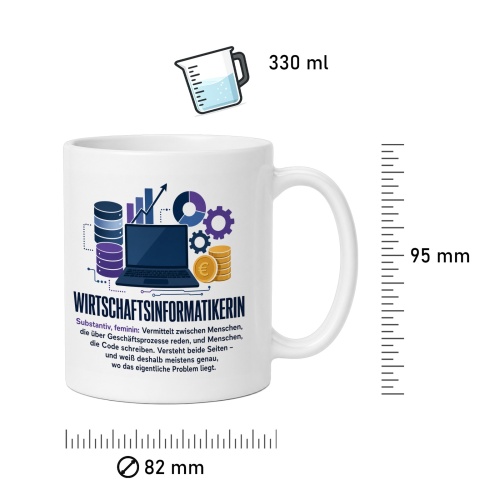 Tasse »Wirtschaftsinformatikerin«