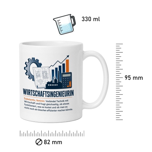 Tasse »Wirtschaftsingenieurin«
