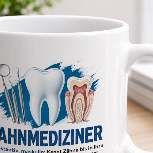Tasse »Zahnmediziner«