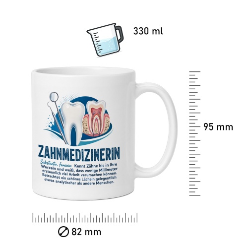 Tasse »Zahnmedizinerin«