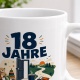 Tasse »18 Jahre«