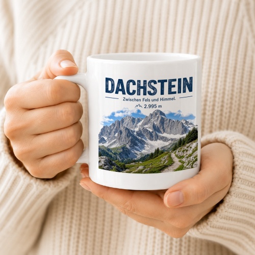Tasse »Dachstein Zwischen Fels und Himmel. 2.995 m«