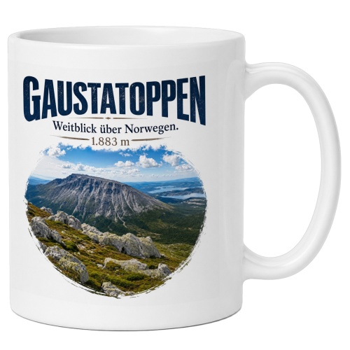 Tasse »Gaustatoppen Weitblick über Norwegen....