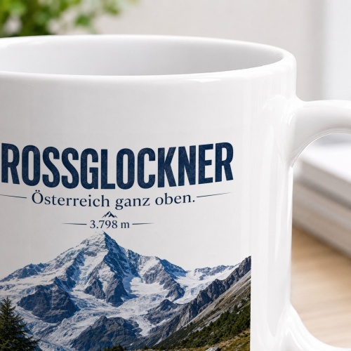 Tasse »Grossglockner Österreich ganz oben. 3.798 m«