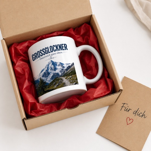 Tasse »Grossglockner Österreich ganz oben. 3.798 m«